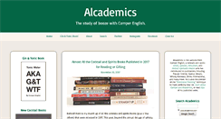 Desktop Screenshot of alcademics.com